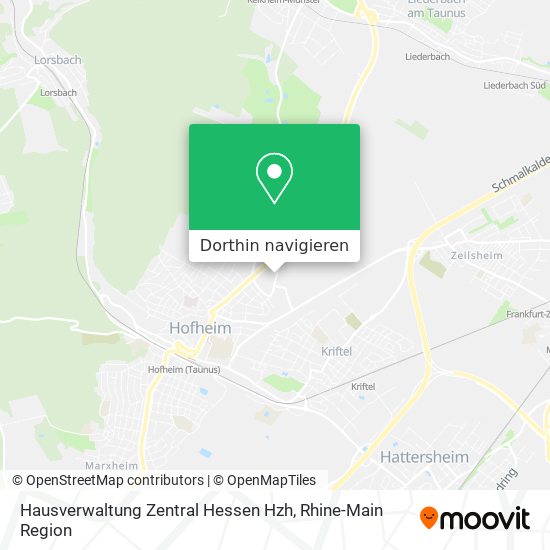 Hausverwaltung Zentral Hessen Hzh Karte