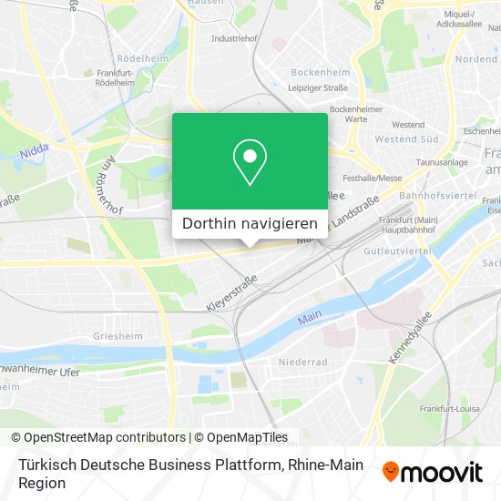 Türkisch Deutsche Business Plattform Karte