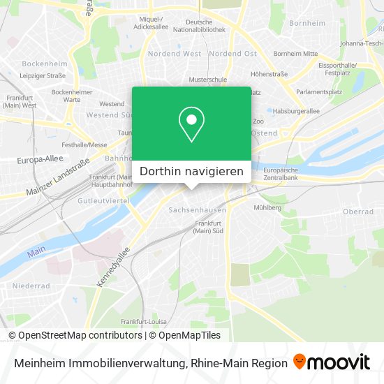 Meinheim Immobilienverwaltung Karte