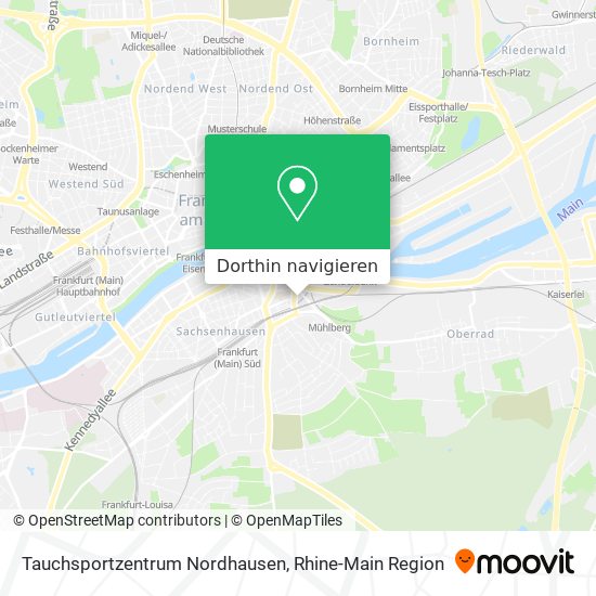 Tauchsportzentrum Nordhausen Karte