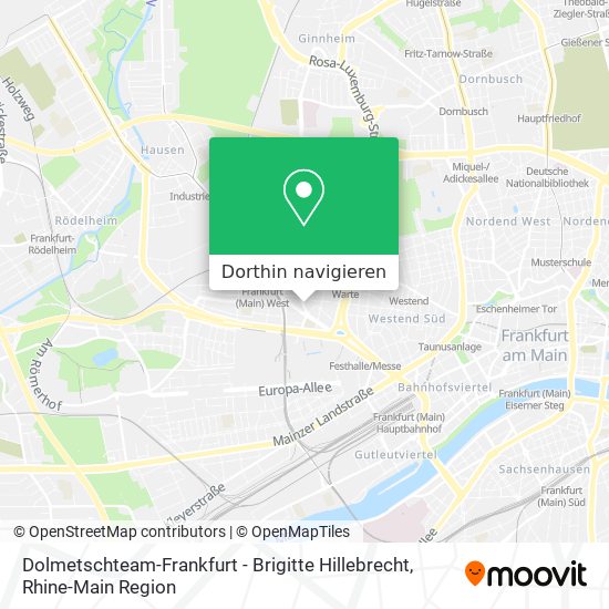 Dolmetschteam-Frankfurt - Brigitte Hillebrecht Karte