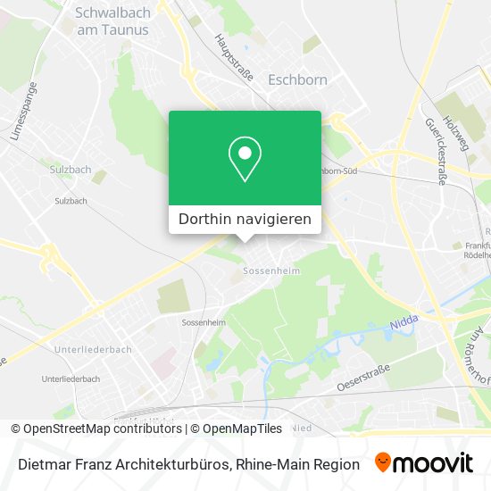 Dietmar Franz Architekturbüros Karte