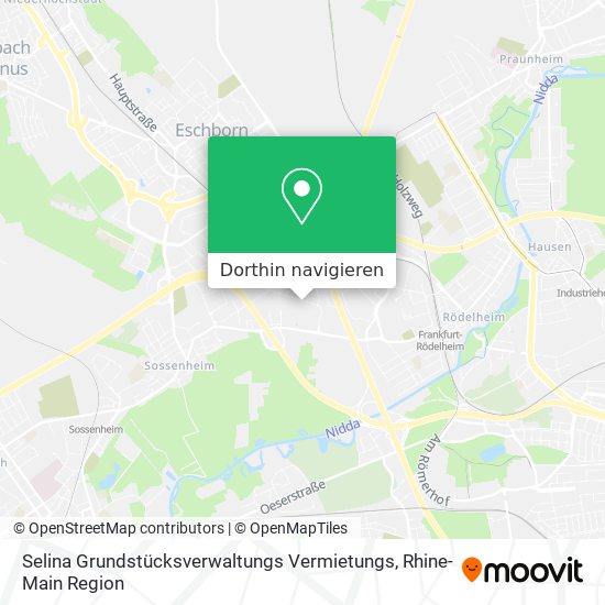 Selina Grundstücksverwaltungs Vermietungs Karte