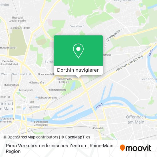 Pima Verkehrsmedizinisches Zentrum Karte