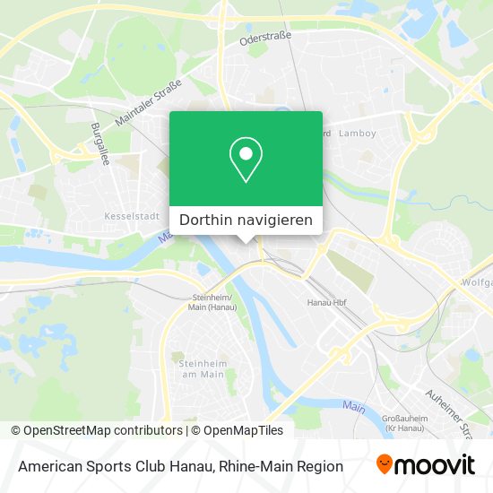 American Sports Club Hanau Karte