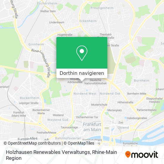 Holzhausen Renewables Verwaltungs Karte