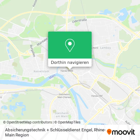 Absicherungstechnik + Schlüsseldienst Engel Karte