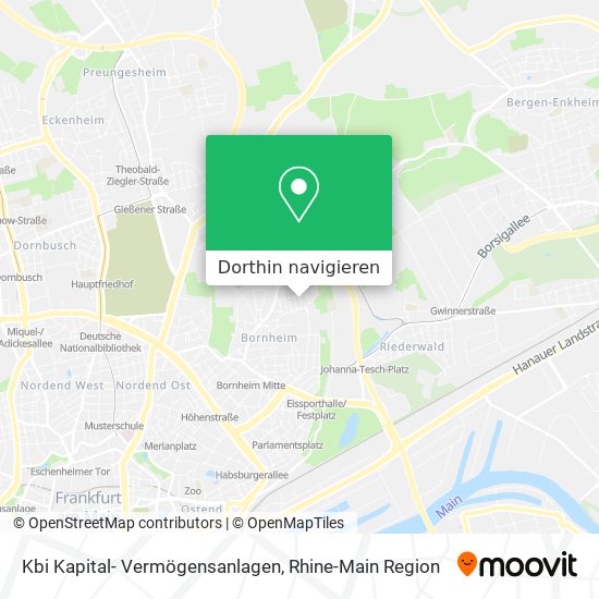 Kbi Kapital- Vermögensanlagen Karte