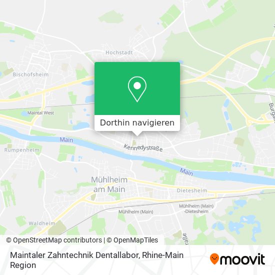 Maintaler Zahntechnik Dentallabor Karte