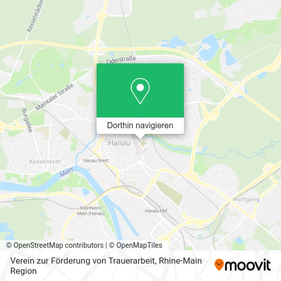 Verein zur Förderung von Trauerarbeit Karte