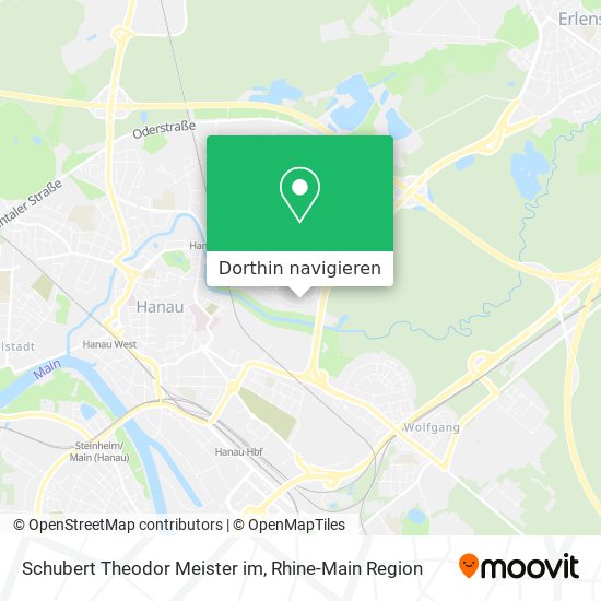 Schubert Theodor Meister im Karte