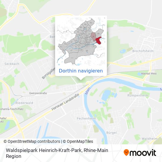 Waldspielpark Heinrich-Kraft-Park Karte