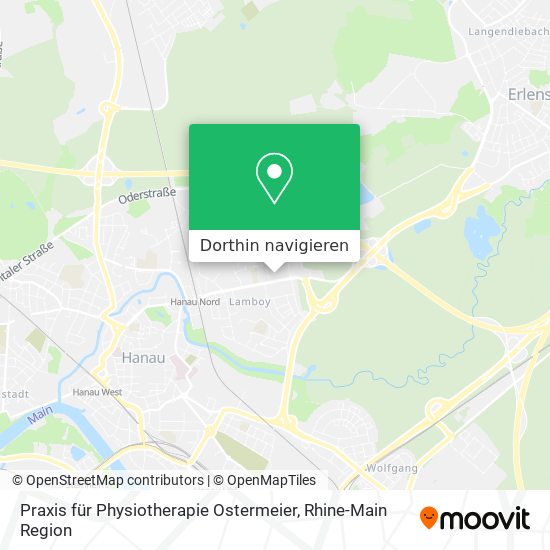 Praxis für Physiotherapie Ostermeier Karte