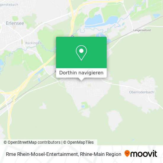 Rme Rhein-Mosel-Entertainment Karte