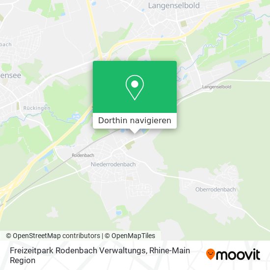 Freizeitpark Rodenbach Verwaltungs Karte