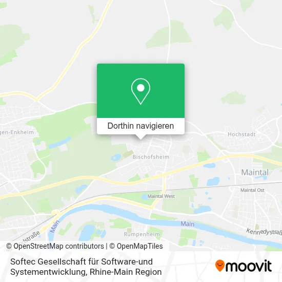 Softec Gesellschaft für Software-und Systementwicklung Karte