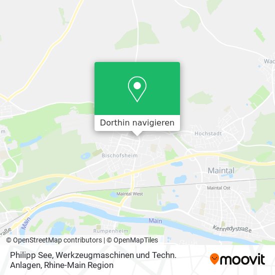 Philipp See, Werkzeugmaschinen und Techn. Anlagen Karte