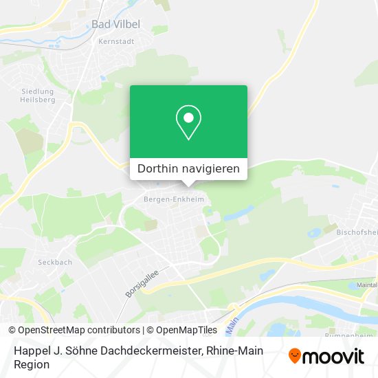Happel J. Söhne Dachdeckermeister Karte