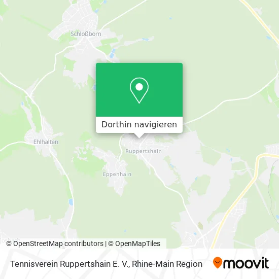 Tennisverein Ruppertshain E. V. Karte