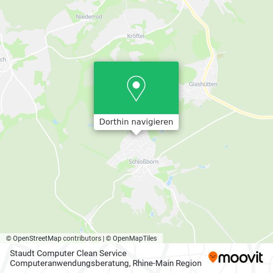 Staudt Computer Clean Service Computeranwendungsberatung Karte