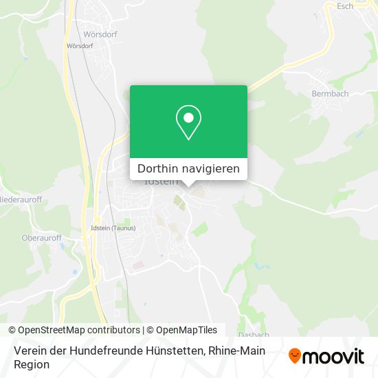 Verein der Hundefreunde Hünstetten Karte