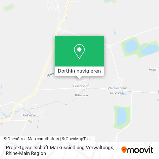 Projektgesellschaft Markussiedlung Verwaltungs Karte