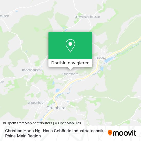 Christian Hoos Hgi-Haus Gebäude Industrietechnik Karte