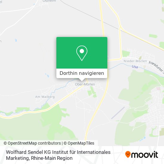 Wolfhard Sendel KG Institut für Internationales Marketing Karte