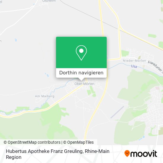 Hubertus Apotheke Franz Greuling Karte
