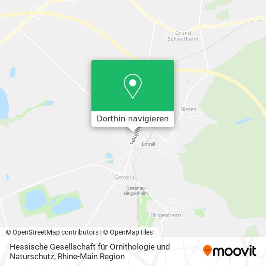 Hessische Gesellschaft für Ornithologie und Naturschutz Karte