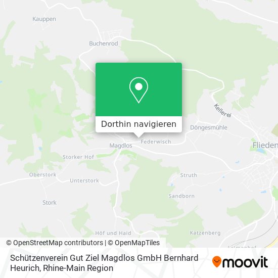 Schützenverein Gut Ziel Magdlos GmbH Bernhard Heurich Karte