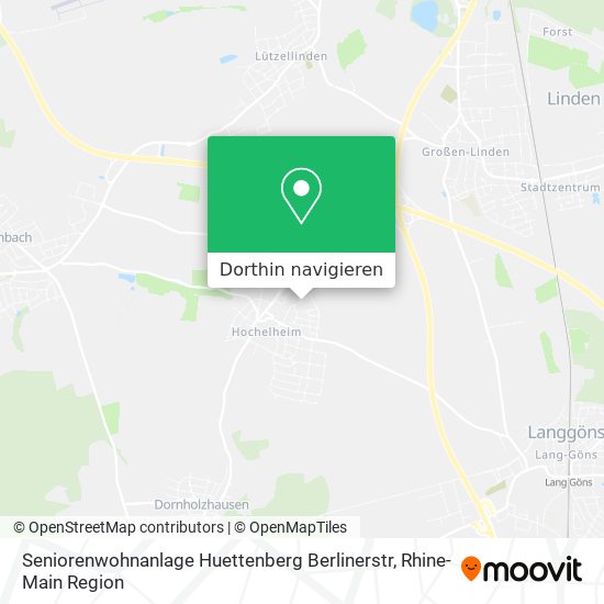 Seniorenwohnanlage Huettenberg Berlinerstr Karte
