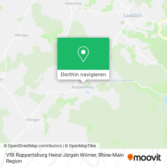 VfB Ruppertsburg Heinz-Jürgen Wörner Karte