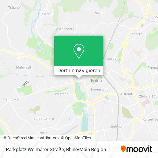 Parkplatz Weimarer Straße Karte