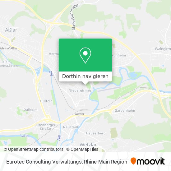 Eurotec Consulting Verwaltungs Karte