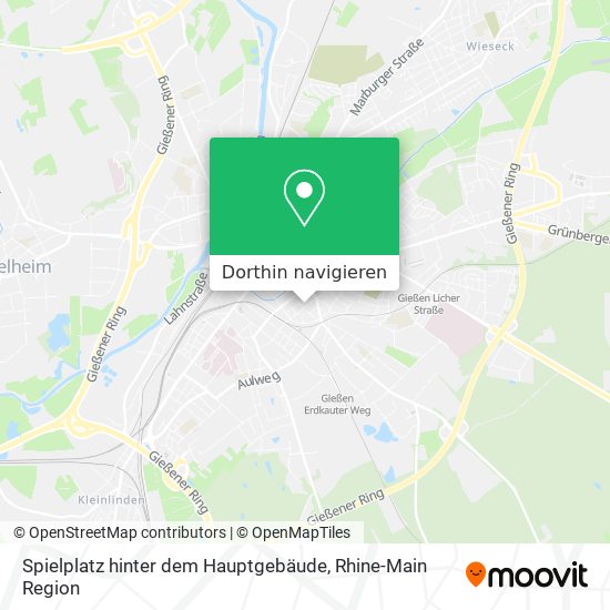 Spielplatz hinter dem Hauptgebäude Karte