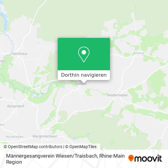 Männergesangverein Wiesen / Traisbach Karte