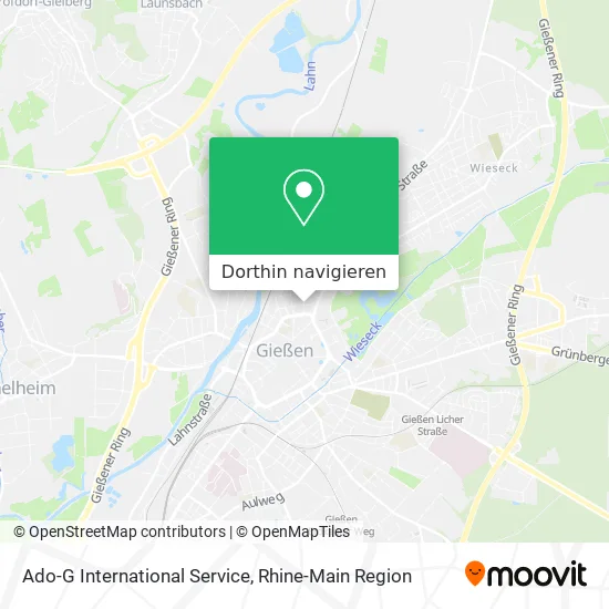 Ado-G International Service Karte