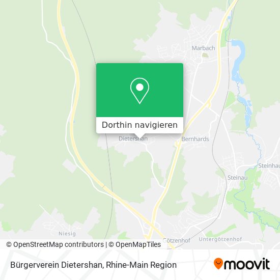 Bürgerverein Dietershan Karte