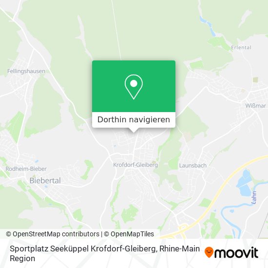 Sportplatz Seeküppel Krofdorf-Gleiberg Karte