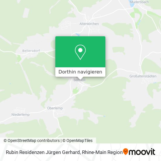 Rubin Residenzen Jürgen Gerhard Karte