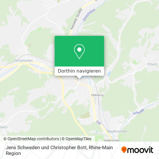 Jens Schweden und Christopher Bott Karte