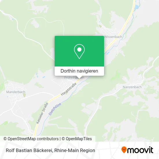 Rolf Bastian Bäckerei Karte