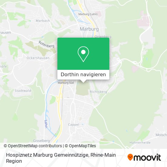 Hospiznetz Marburg Gemeinnützige Karte