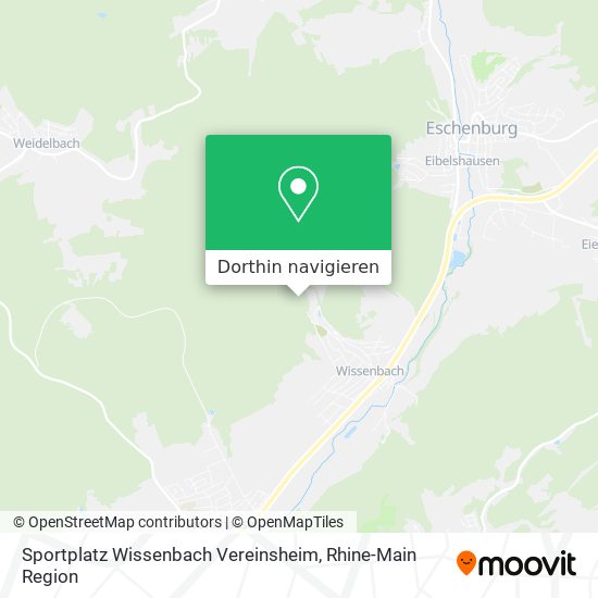 Sportplatz Wissenbach Vereinsheim Karte