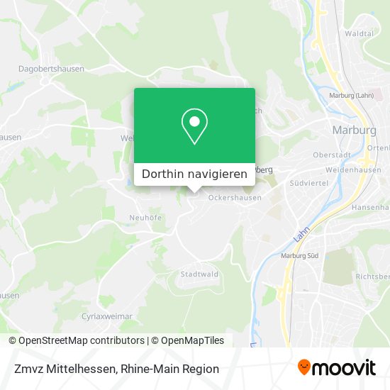 Zmvz Mittelhessen Karte