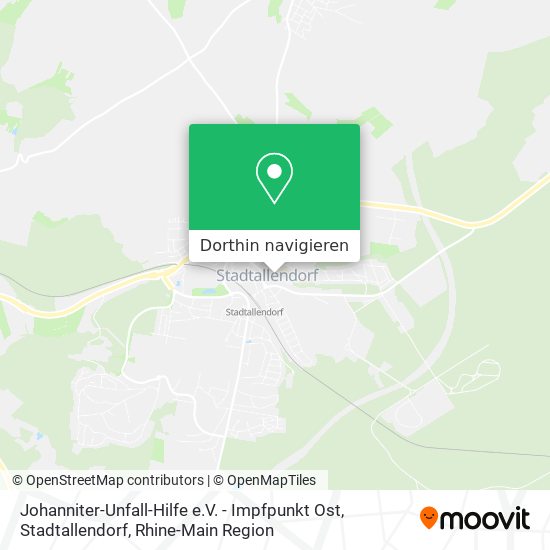 Johanniter-Unfall-Hilfe e.V. - Impfpunkt Ost, Stadtallendorf Karte