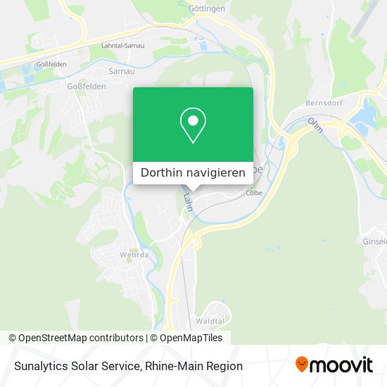 Sunalytics Solar Service Karte