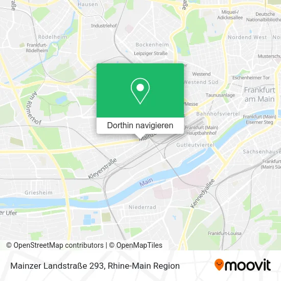Mainzer Landstraße 293 Karte