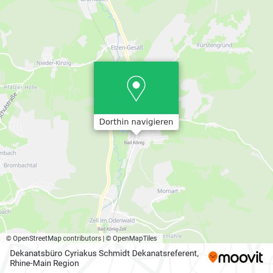 Dekanatsbüro Cyriakus Schmidt Dekanatsreferent Karte
